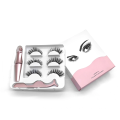 2 Paar magnetischer Eyeliner und Wimpern 3D Korea magnetische Wimpern